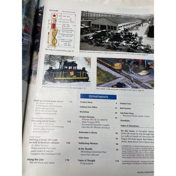 Model Railroader Magazine Back Issue u  May 1997 Vol 64 No 5 Canadian National i - Picture 6 of 10